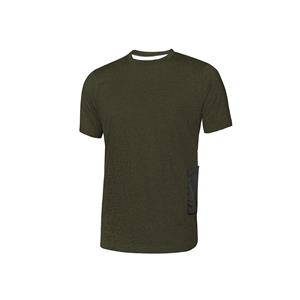 T-shirt Road dark green TG. S